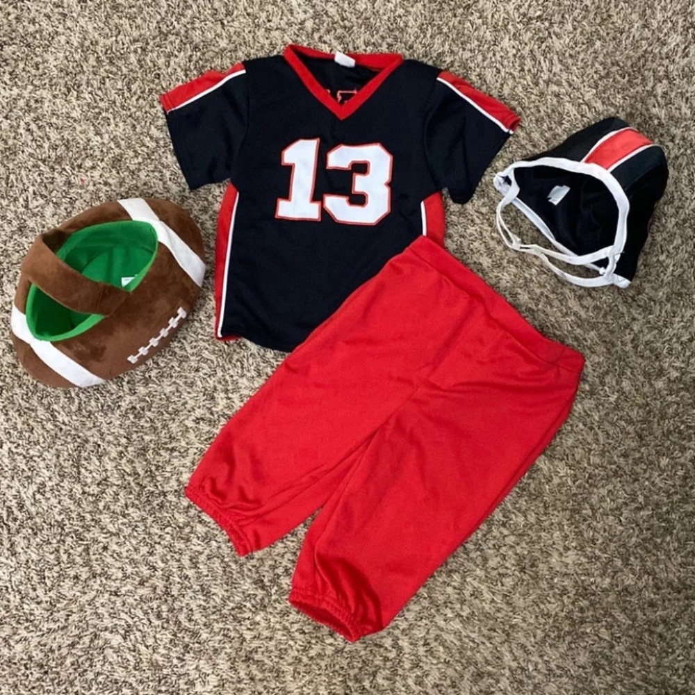 Football costume with the basket 5-6t